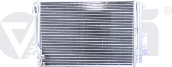 Радиатор кондиционера (конденсатор) Vika для Volkswagen New Beetle II (A5) 2014-2019. Артикул 88201767801