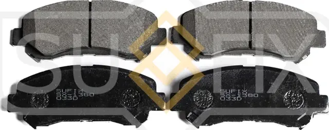 Колодки тормозные дисковые передние правые/левые NISSAN JUKE (F15) 2010-2014 (Sufix). Артикул SX1380