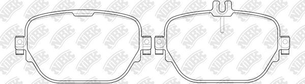 Тормозные колодки NiBK. Артикул PN0701