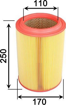 Воздушный фильтр JS Asakashi. Артикул A9325