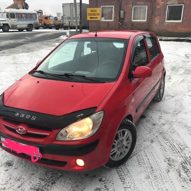 Дефлектор VT52 для капота Hyundai Getz 2005-2011. Артикул HYD06VT