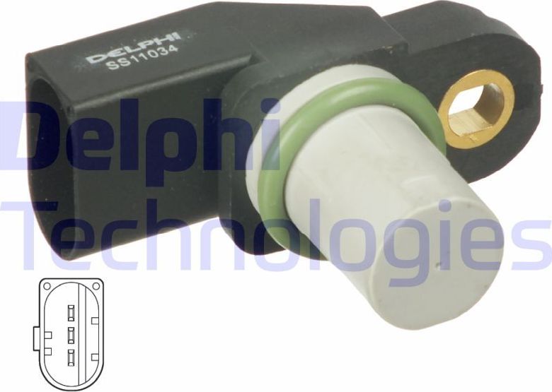 Датчик положения распредвала Delphi для BMW X3 I (E83) 2004-2008. Артикул SS11034