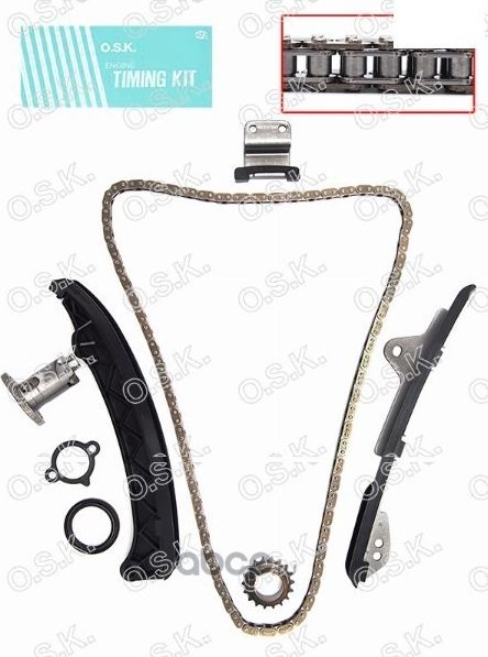 Комплект для замены цепи ГРМ TOYOTA RAV4/AVENSIS/WISH 3ZR-FE 07 (OSK). Артикул T062K