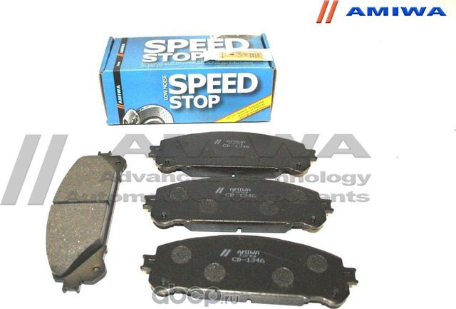 Колодки тормозные передние (Amiwa). Артикул CD1346