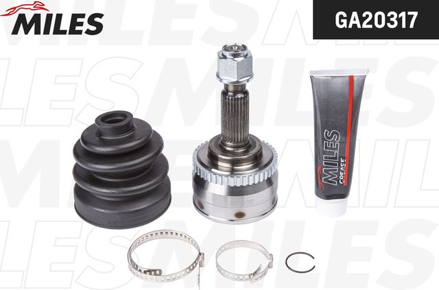 Шрус наружный (граната) Miles передний для Nissan Avenir W11 2000-2001. Артикул GA20317