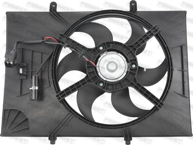 Вентилятор радиатора двигателя (в сборе) Febest для Great Wall Hover H5 2010-2017. Артикул 30650-006