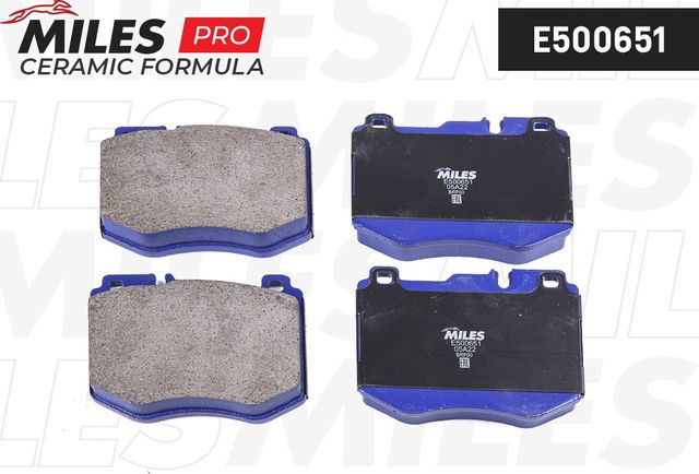 Тормозные колодки Miles (Керамика) передние для Mercedes-Benz CLS III (C257) 2018-2026. Артикул E500651