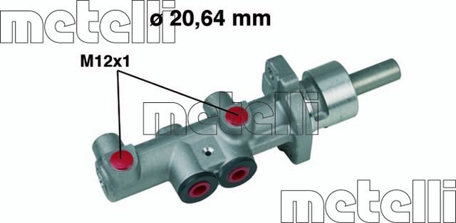 Тормозной цилиндр главный Metelli для Volkswagen Fox I 2005-2011. Артикул 05-0404