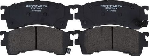 Тормозные колодки Zentparts. Артикул Z07527