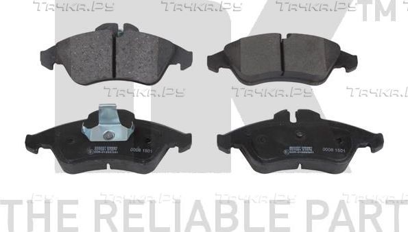 Тормозные колодки NK передние для Volkswagen LT II 1996-2006. Артикул 223327