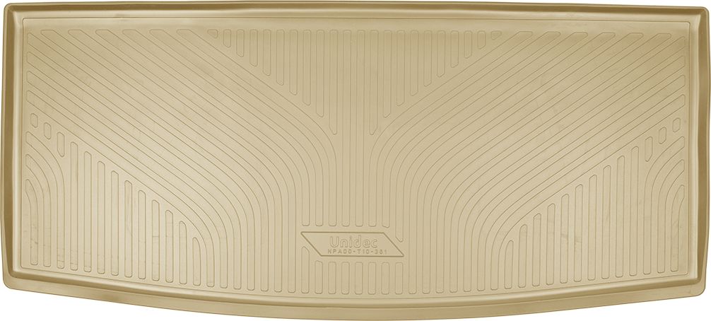 Коврики Норпласт для багажника Chevrolet Tahoe V 2020-2026 (разложенный 3 ряд) БЕЖЕВЫЙ. Артикул NPA00-T10-361-2-B