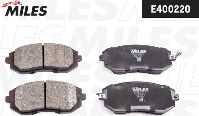 Тормозные колодки Miles (Low-Metallic). Артикул E400220