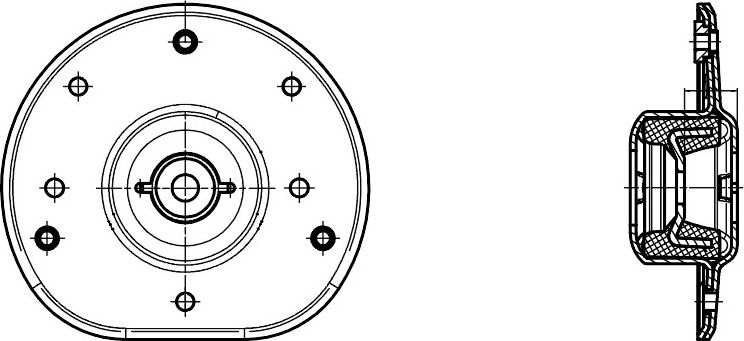 Амортизатор подвески (Trialli). Артикул SA1846