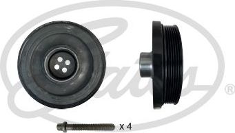Шкив коленвала Gates DriveAlign® для BMW 1 I (E82/E88) 2007-2013. Артикул TVD1140A