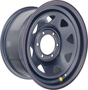 Колёсный диск OFF-ROAD Wheels усиленный стальной черный 6x139,7 8xR16 d110 ET 10 (треугольник мелкий) для Toyota Hilux VII 2005-2014 . Артикул 1680-63910BL+10A17X