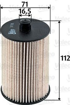 Топливный фильтр Valeo. Артикул 587930