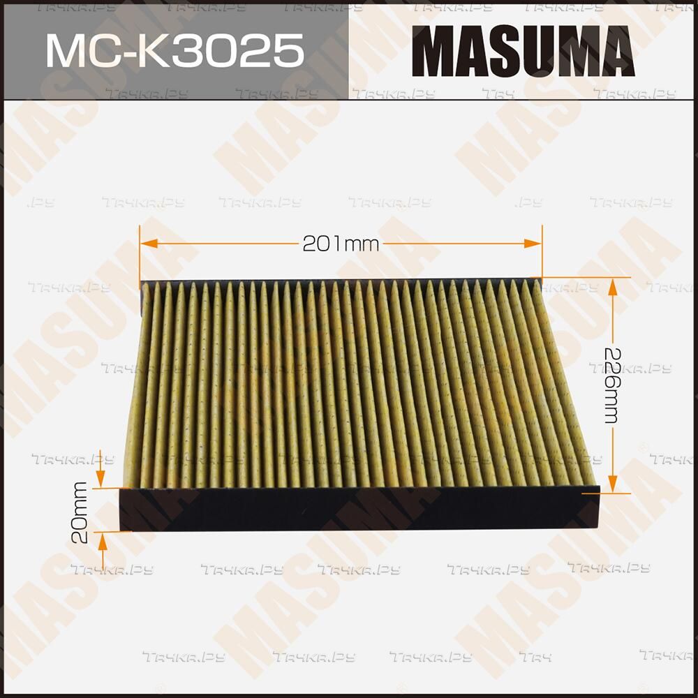 Салонный фильтр Masuma. Артикул MC-K3025