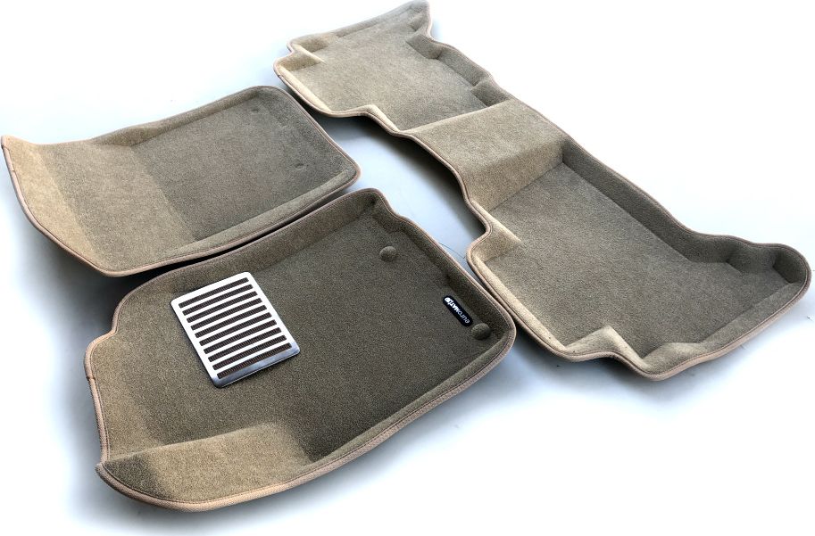 Коврики текстильные Euromat 3D Lux для салона Lexus GX 460 2010-2026 БЕЖЕВЫЕ. Артикул EM3D-005115T