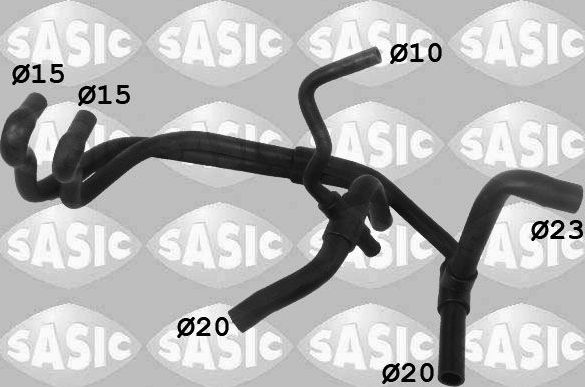 Патрубок радиатора (системы охлаждения) Sasic. Артикул SWH4190