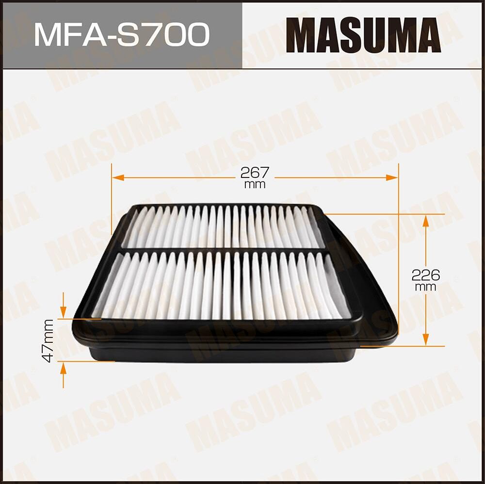 Воздушный фильтр Masuma. Артикул MFA-S700