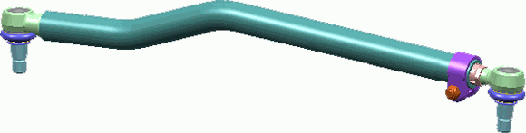 Рулевая тяга продольная Lemforder для MAN TGX 2006-2026. Артикул 30593 01