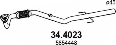 Глушитель Asso. Артикул 34.4023