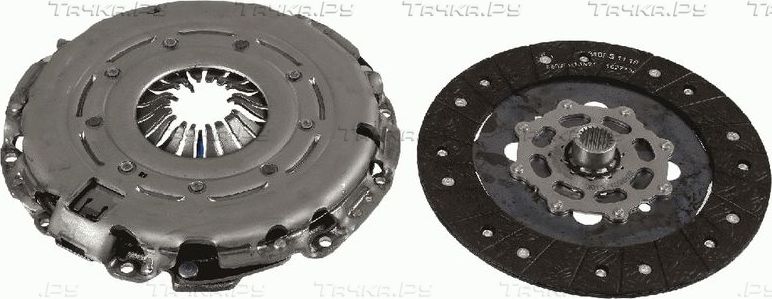 Сцепление (комплект) SACHS XTend для Citroen C4 Picasso II 2013-2018. Артикул 3000 950 675