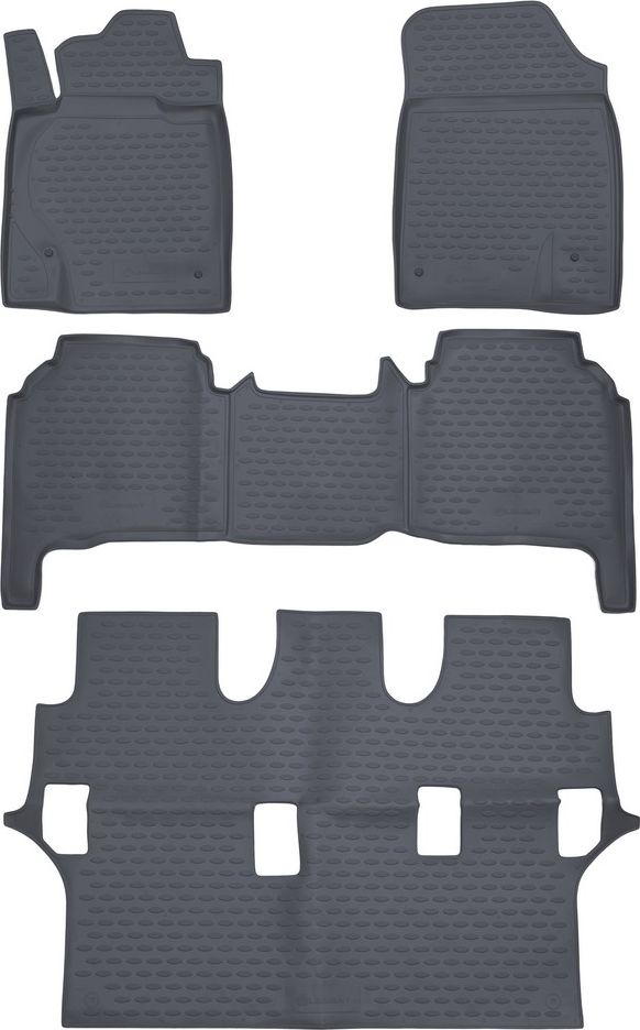Коврики Element для салона Toyota Land Cruiser 200 2007-2012 СЕРЫЕ. Артикул NLC.48.17.211k