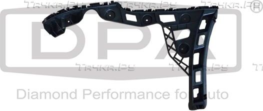 Кронштейн бампера DPA правый для Volkswagen Polo V 2010-2026. Артикул 88071869602