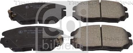 Тормозные колодки Febi Bilstein передние для Kia Opirus I 2006-2011. Артикул 170251