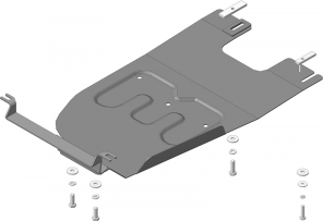 Защита Мотодор для КПП Subaru Forester V 4WD 2018-2026. Артикул 72202