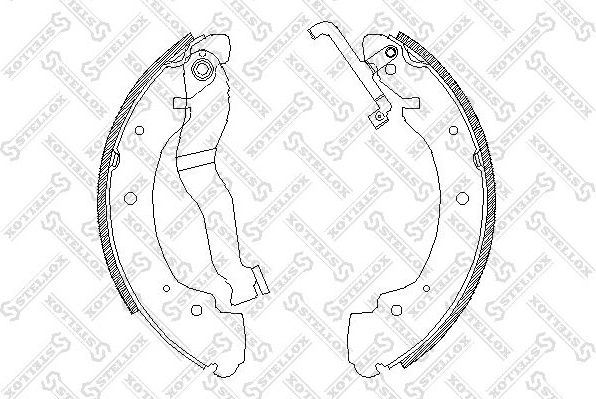 Тормозные колодки Stellox. Артикул 413 100-SX