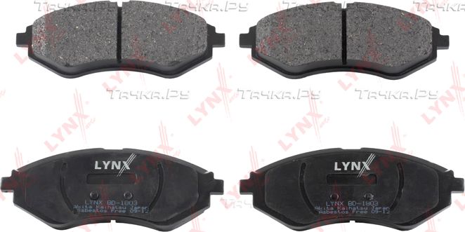 Тормозные колодки LYNXauto передние для Daewoo Kalos 2002-2007. Артикул BD-1803