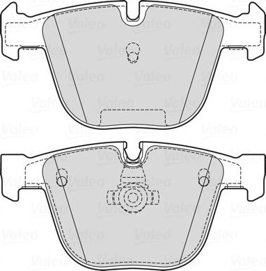 Тормозные колодки Valeo. Артикул 601730