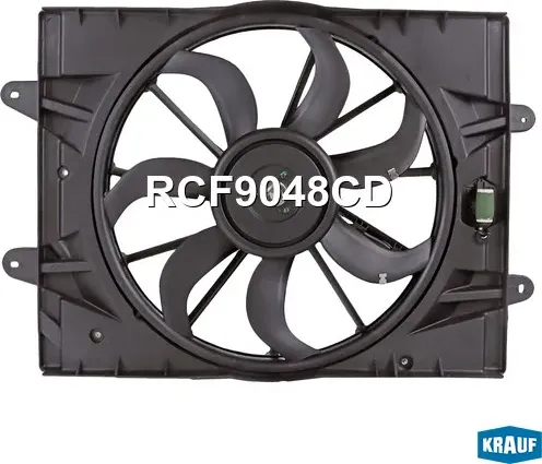 Вентилятор охлаждения с кожухом (Krauf). Артикул RCF9048CD