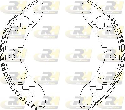 Тормозные колодки RoadHouse задние для Austin Mini 1959-1993. Артикул 4221.00
