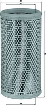 Воздушный фильтр Mahle. Артикул LX 519