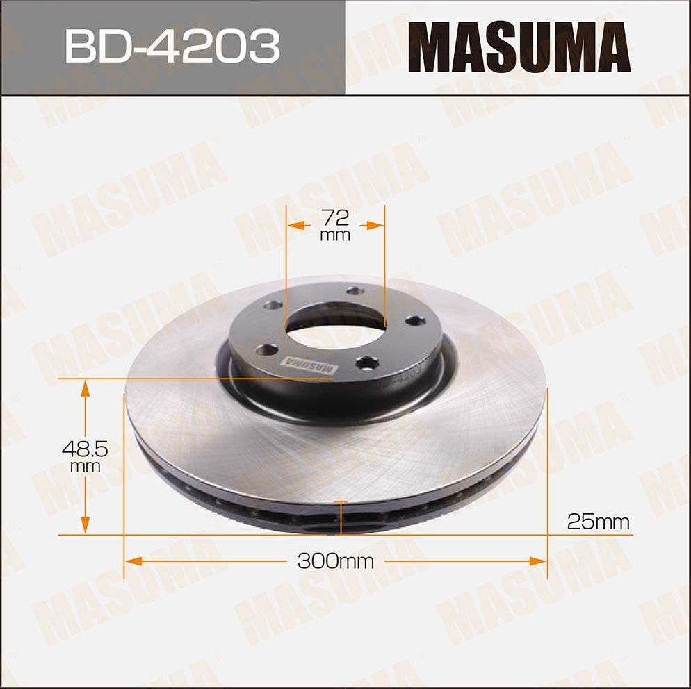 Тормозной диск Masuma. Артикул BD-4203
