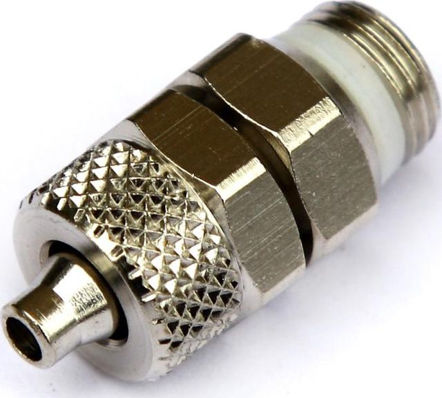 Соединение Camozzi 6/4-1/8 под гибкую трубку с уплотнительным кольцом. Артикул 1511 6/4-1/8