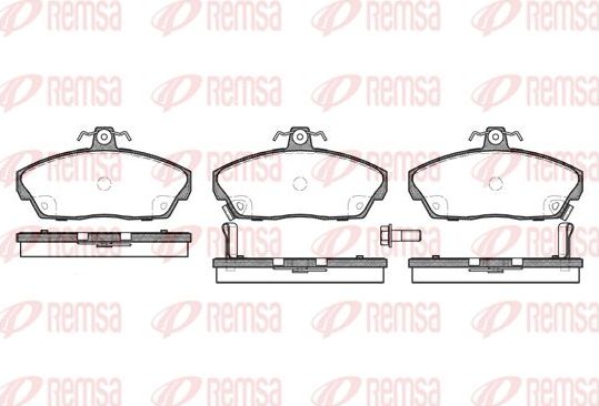 Тормозные колодки Remsa. Артикул 0337.02