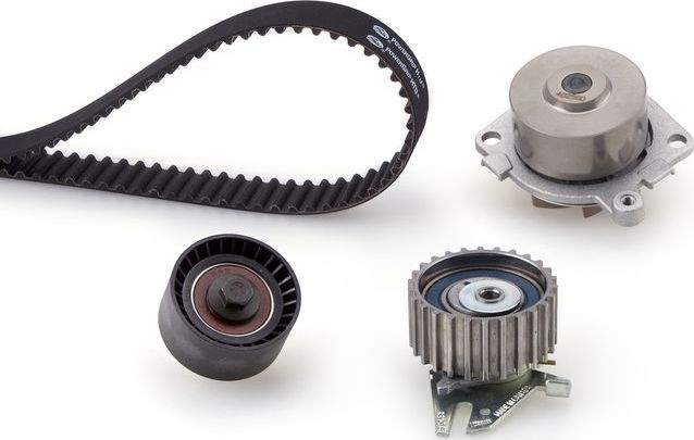 Помпа (водяной насос) с комплектом ремня ГРМ Gates PowerGrip® для Fiat Coupe 1998-2000. Артикул KP55429XS
