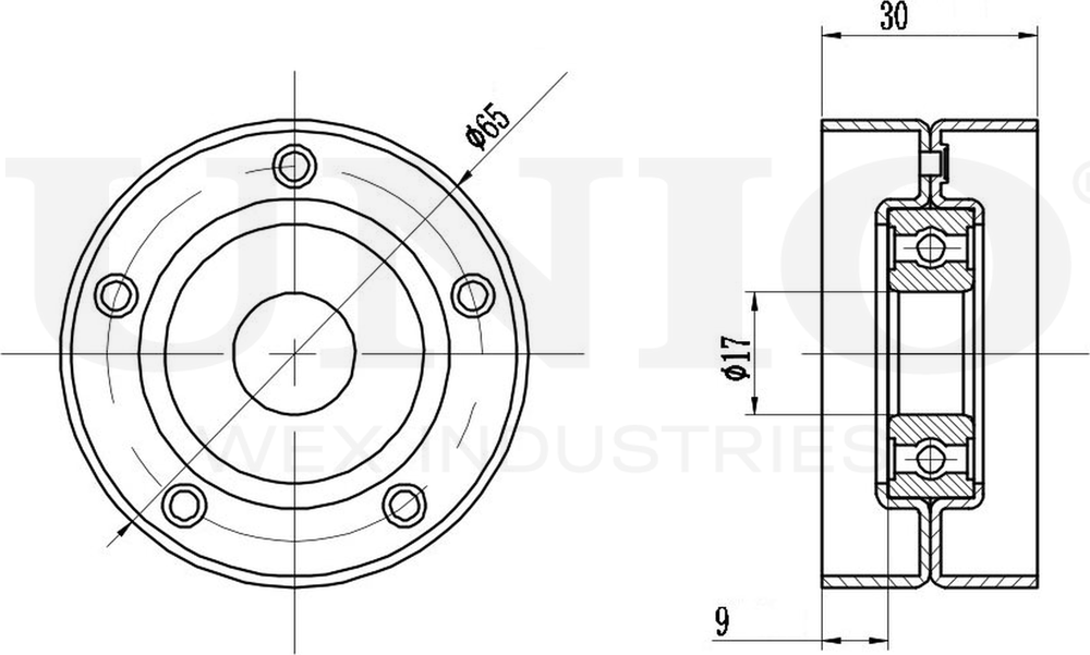 Натяжитель/демпфер ремня (Unio). Артикул TNS-10168