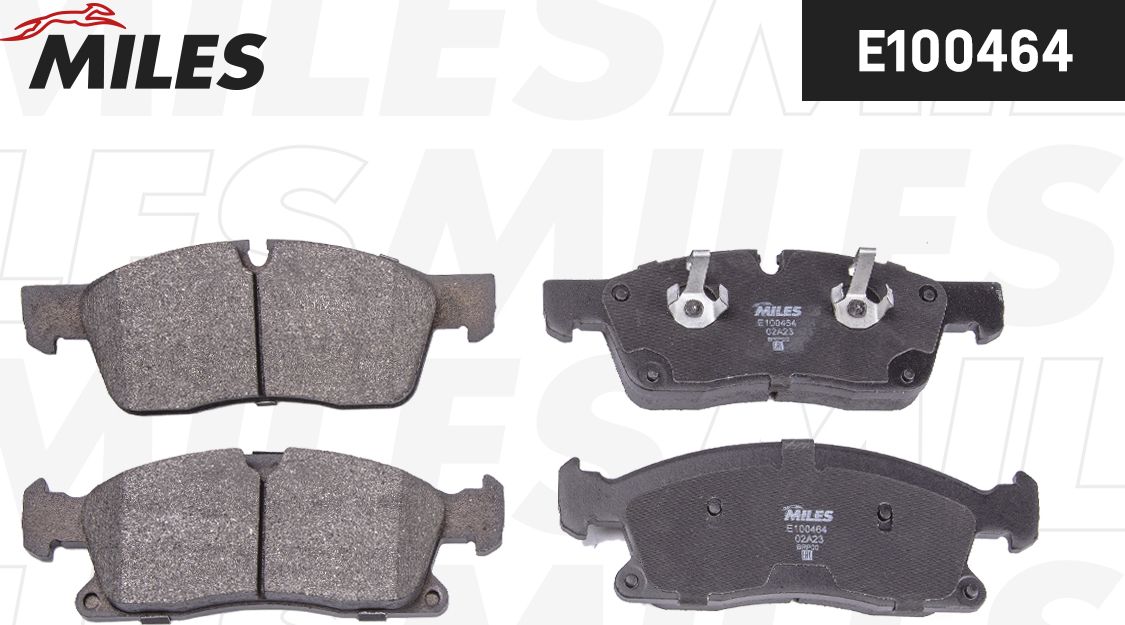 Тормозные колодки Miles (Semi-Metallic). Артикул E100464