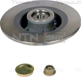 Тормозной диск NTN / SNR задний для Renault Scenic II 1999-2003. Артикул KF155.73U