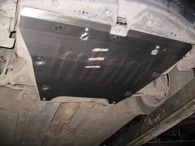 Защита алюминиевая Alfeco для картера и КПП Hyundai Grandeur IV 2006-2011. Артикул ALF.10.07al