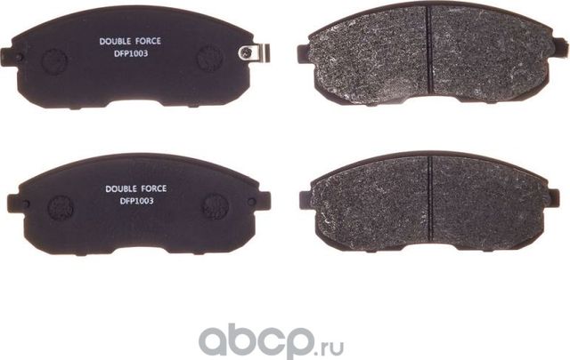 Колодки тормозные дисковые (Double Force) Double Force. Артикул DFP1003