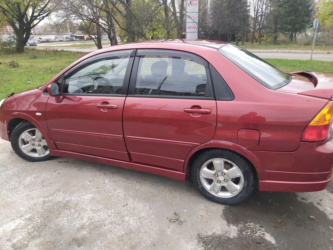 Дефлекторы Cobra Tuning для окон Suzuki Liana седан 2002-2007. Артикул S51302