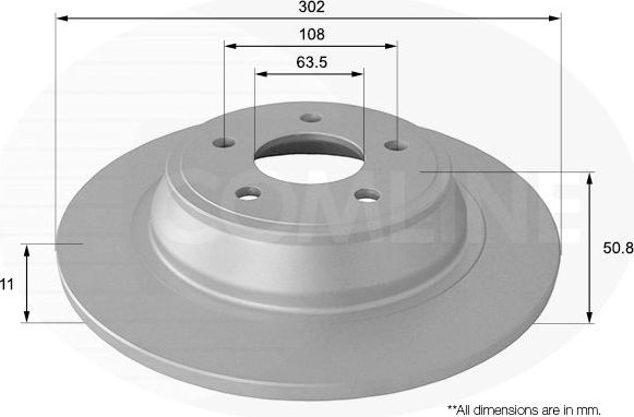 Тормозной диск Comline Comline. Артикул ADC1274