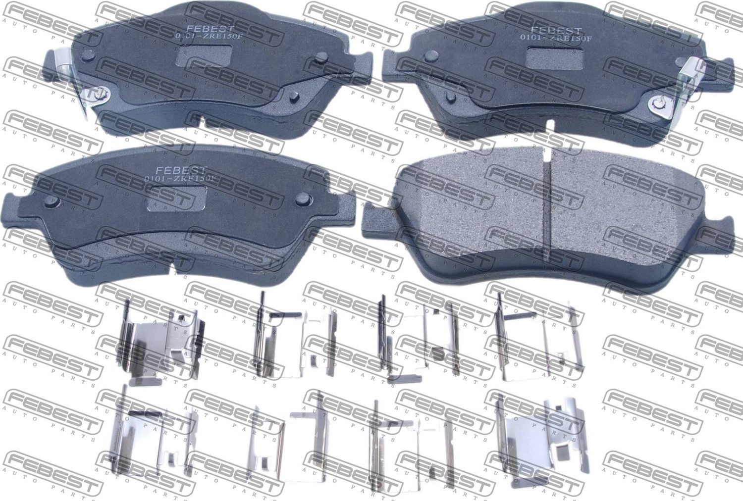 Тормозные колодки Febest. Артикул 0101-ZRE150F