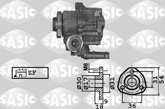 Насос ГУР Sasic. Артикул 7076023